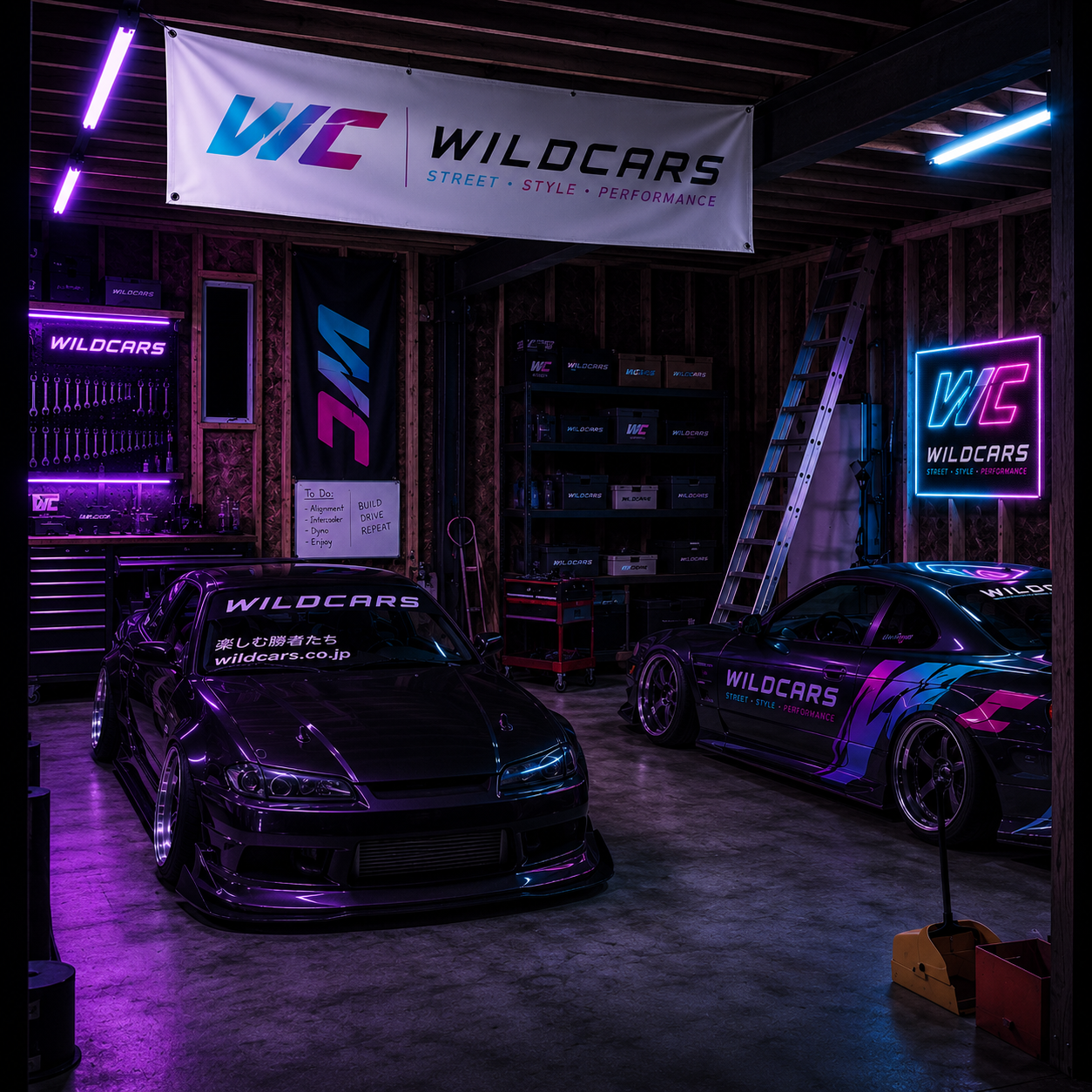 WildCars garage placeholder